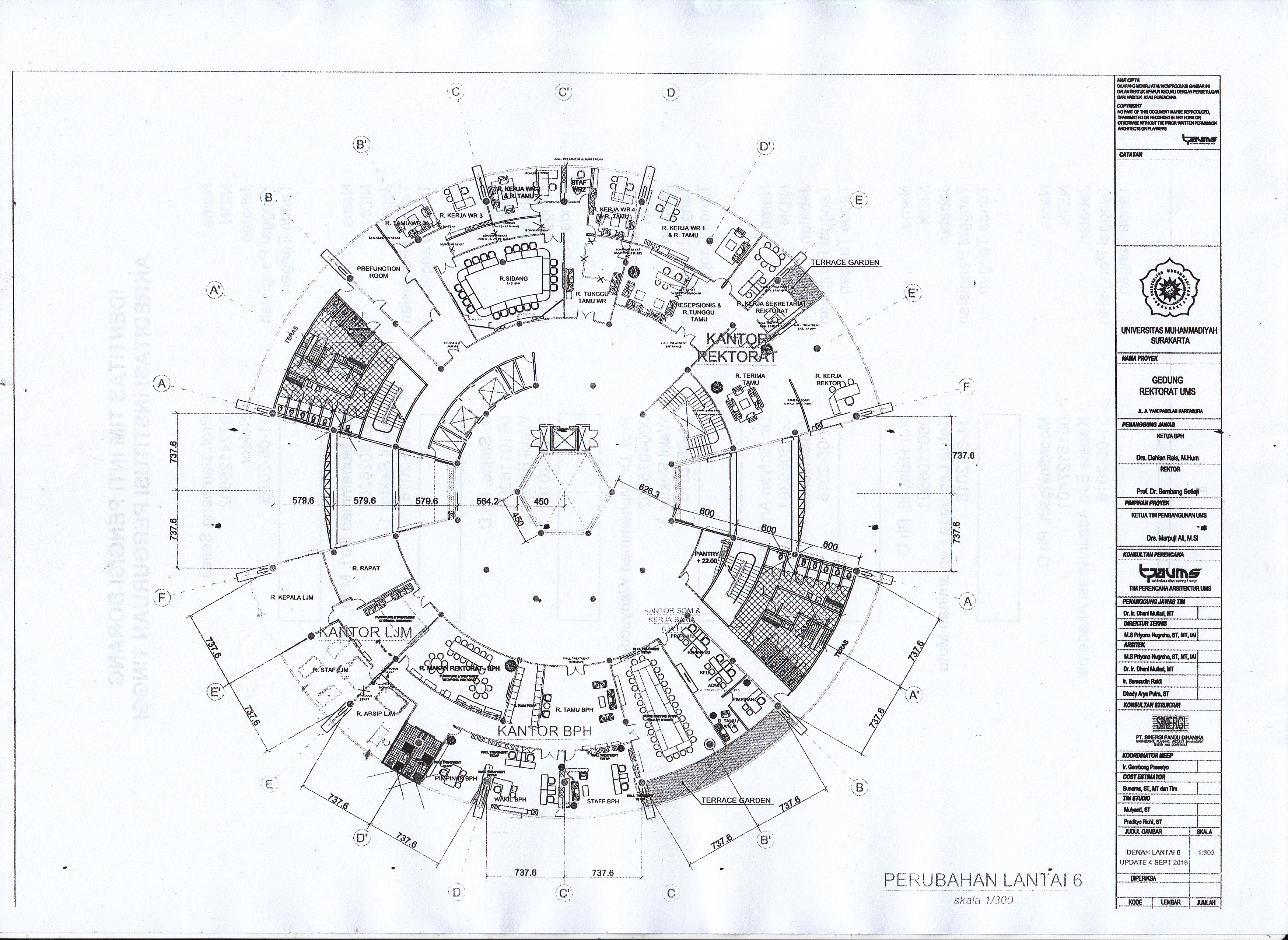 Read more about the article Gambaran Akhir lantai 6 Gedung Induk Siti Walidah