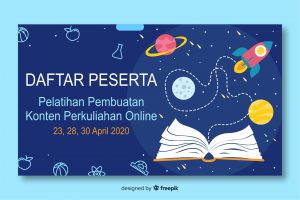 Read more about the article Daftar Peserta Pelatihan Pembuatan Konten Perkuliahan Online 2020