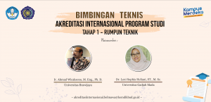 Read more about the article UMS Jalani Bimbingan Teknis Akreditasi Internasional Program Studi Tahap 1 Secara Luring dan Daring